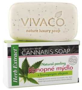 VIVACO Mydło konopne z naturalnym peelingiem 100 g