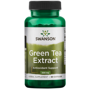 SWANSON Green Tea Extract - zielona herbata 60 kaps - suplement diety 