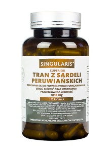 SINGULARIS TRAN Z SARDELI PERUWIAŃSKICH SUPERIOR 120 kaps - suplement diety 