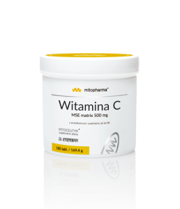 MITOPHARMA Witamina C MSE matrix 180tabl - suplement diety