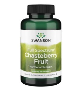 SWANSON Vitex (Chasteberry) Niepokalanek 120kaps - suplement diety