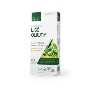 MEDICA HERBS Liść oliwny 60kaps/520mg - suplement diety