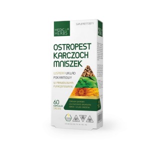 MEDICA HERBS Ostropest Karczoch Mniszek 60kaps - suplement diety