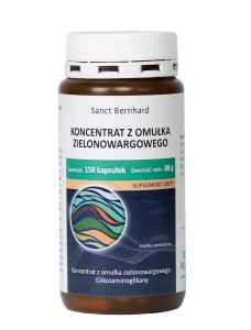 SANCT BERNHARD Omułek zielonowargowy 150kaps/ 500mg - suplement diety
