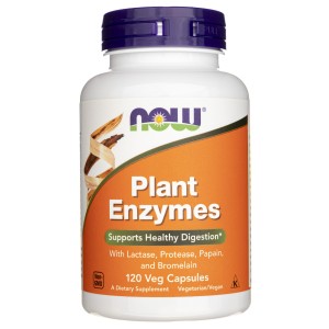 NOW FOODS Plant enzymes 120kaps - suplement diety