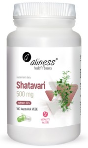 ALINESS Shatavari ekstrakt 30% 500mg /100vcaps - suplement diety