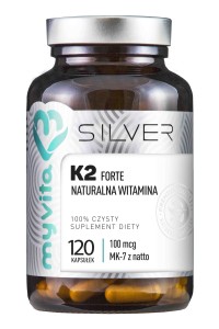 MYVITA WITAMINA K2 MK7 100% 100MCG 120 KAPS. - suplement diety