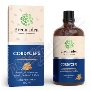 TOPVET Krople bezalkoholowe Cordyceps - 100 ml - suplement diety