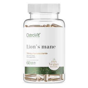 OSTROVIT Soplówka Jeżowata (Lion's Mane)  VEGE 60 kapsułek - suplement diety