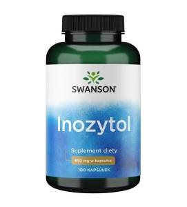 SWANSON INOZYTOL 650mg/100kaps - suplement diety 