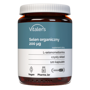 VITALERS Selen organiczny 200 µg 120 kaps - suplement diety