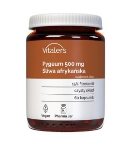 VITALERS Pygeum 500 mg 60 kaps - suplement diety