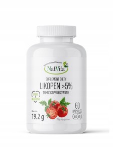 NATVITA LIKOPEN mikrokapsułkowany 17mg 60kaps. - suplement diety