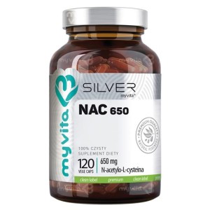 MYVITA NAC 650mg 120kaps - suplement diety