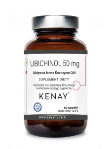 KENAY UBICHINOL 50mg - Aktywna forma Koenzymu Q10 - suplement diety
