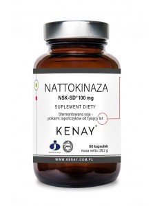 KENAY Nattokinaza 100 mg NSK-SD™ (60 kapsułek) - suplement diety