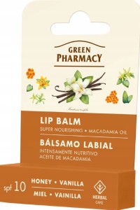 Green Pharmacy Pomadka do ust z miodem i wanilią