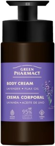 Green Pharmacy Krem do ciała z lawendą i olejem lnianym, 739 ml 