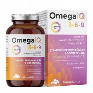 BioceriQ OmegaiQ 3-6-9 1200 mg kapsułki miękkie - 90 kaps. - suplement diety