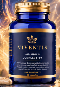 VIVENTIS Witamina B-complex B-50 90kaps - suplement diety