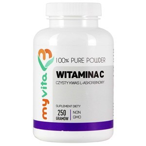MYVITA Witamina C 100% czystości - 250g - suplement diety