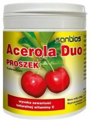 SANBIOS Acerola Duo Proszek 200g - suplement diety