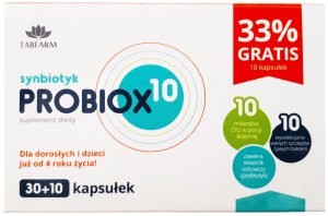 TABFARM  PROBIOX10 30 kaps.+10 kaps. - suplement diety